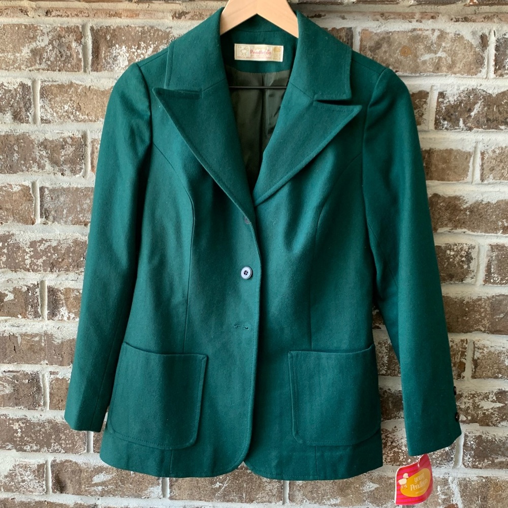 Young Pendleton Vintage Green NWT Jacket